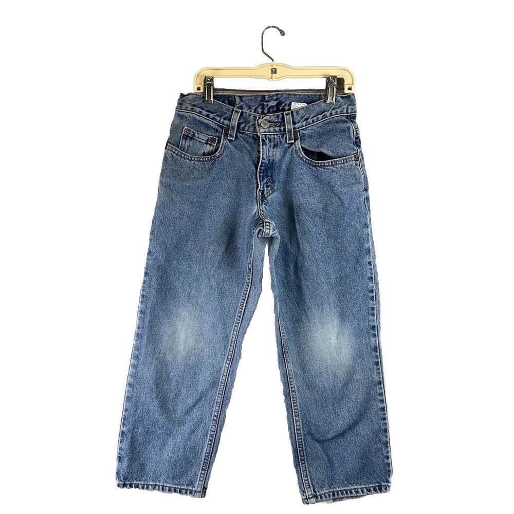 Vintage Levi's 550 HUSKY 28x23 Relaxed Fit Y2K Denim Jeans (26x22.5) Skater Punk